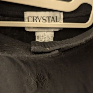 Vintage Black Blouse